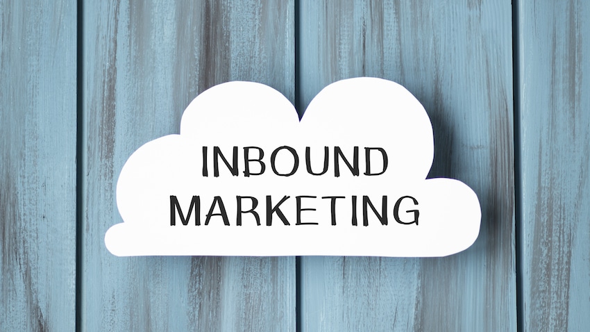 Cloud-like Whiteboard And Text Notes On It Inbound Marketing